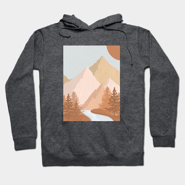 Misty Mountains Hoodie by studiomo